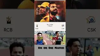 DO or Die Match.... #ipl #cskvsrcb #mahi #msdhoni #viratkohli #cricket #mahi07 #ipl2024 #csk #rcb