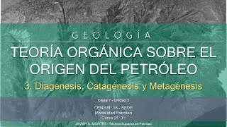 TEORÍA ORGÁNICA SOBRE EL ORIGEN DEL PETRÓLEO. Parte 3 de 3