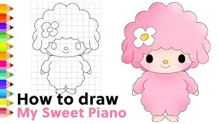 How to Draw My Sweet Piano | How to Draw Sanrio Characters | Drawing for Kids
