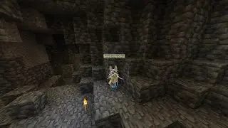 poorly done minecraft underground cave expedition as i continuously pause my game due to discord.
