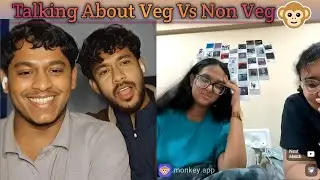 Battle between vegetarians vs non vegetarians | AJomegle | funny videos