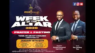 Special Week of the Altar Sunday Service || 01.18.2026
