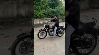 New 2025 Model Bullet 350 Battalion Black 😍😘 #swxft #automobile #standard350 #bullet #viral #short