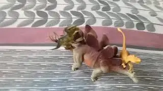 My raptors attack stagosaur