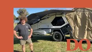 DESERT OAK Track Tvan - Quick Awning pack up
