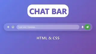 How to Create Simple Chat Box using | HTML and CSS|…