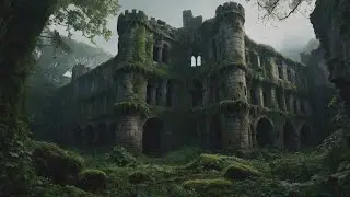 Ruins with Rainfall on the Forest 🌳 Medieval Music Celtic and Mystic Ambience