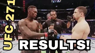UFC 271 RESULTS! Israel Adesanya vs Robert Whittaker 2, Derrick Lewis vs Tai Tuivasa