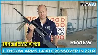 Left-Handed Rifle Review: Lithgow LA101 Crossover in .22LR