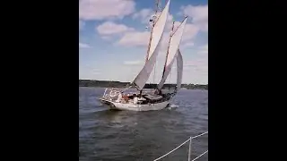Schooner HD Video 1980 42' Howard Chapelle Gaff Rigged Schooner video walk through