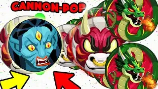 MEGA CANNON POPSPLIT IN AGARIO! HUGE POPSPLITS // BEST MOMENTS (Agar.io)