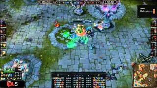 CLG.NA Doublelift Pentakill vs Curse.EU - IPL 5