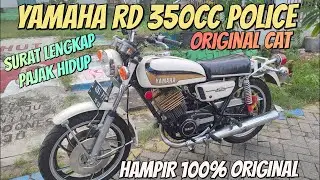 Dijual Yamaha RD 350cc Police 1975 | Original Cat | Spek Engine Racing