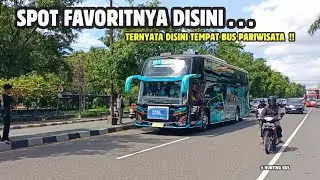 HUNTING BUS SERU‼️SPOT FAVORIT BUS PARIWISATA DI JOGJA