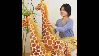 giraffe stuffed animal realistic giraffe Height120cm