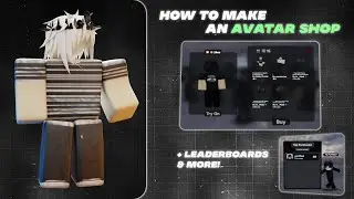 How To Make An Avatar Shop Game In ROBLOX Studio (WORKING 2025 KIT)