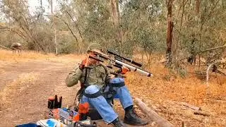 MAC 1 USFT practice field target shooting @ CASA airgun shooting range