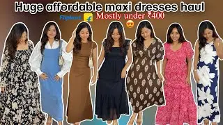 *Huge affordable maxi dresses haul* mostly under ₹400😍 modest dresses under budget | pravir pallavi