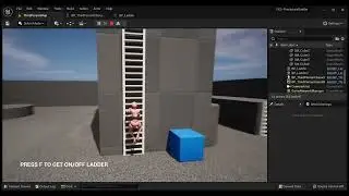 Unreal Engine 5 - Procedural Ladder & Realistic Climbing