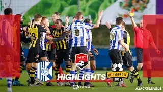STRIJD IN DE BOLLENSTREEK MET TWEE RODE KAARTEN  🔥 | QUICK BOYS vs RIJNSBURGSE BOYS | Samenvatting