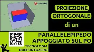 Proiezione Ortogonale parallelepipedo poggiato sul PO