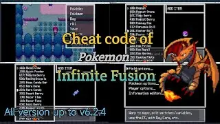 Чит-коды Pokemon Infinite Fusion [ Все версии]