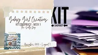 Видео процесса скрапбукинга: Salty Dog (Kit Conspiracy &mdash; Неделя 1, Макет 1)