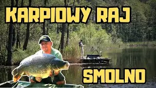 Idealne miejsce na rodzinne karpiowanie.  Jezioro Smolno - piękno natury i wielkie karpie.