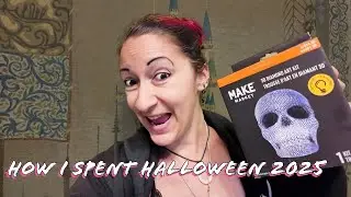 Как я провёл Хэллоуин 2025 года 🎃 Уютный вечер дома, фильмы ужасов и алмазное искусство