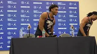 Таррис Рид, Сайлас Демари и Дэн Херли о победе UCONN над Джорджтауном со счетом 64-62.