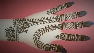 Latest Back Hand Mehndi Designs/ Beautiful Mehndi design/ Simple and Elegant Mehndi Design🌷💚🌷💚🌷💚🌷💚