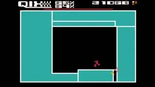 Qix for the Atari 8-bit family