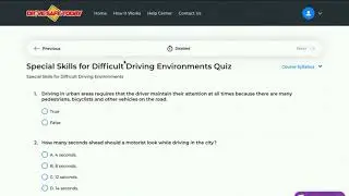 Texas Driving Safety Course Exam Cheat Sheet