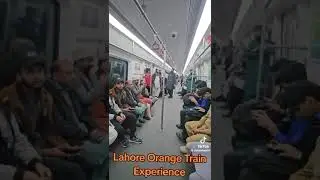 Orange train is First intercity train in Lahore Pakistan
