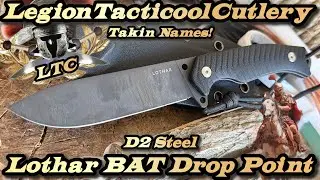 Нож Lothar BAT Drop Point EDC (маленький) из стали D2.