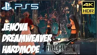 First Time Defeating JENOVA DREAMVEAVER in HARDMODE | Final Fantasy 7 Remake | PS5 4KHDR