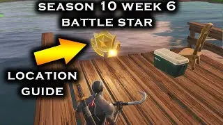 Fortnite *NEW* Week 6 Secret Battle Star Location - Easy To Find!!