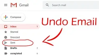 Как отозвать уже отправленное сообщение в Gmail