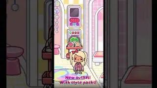 New clothes!🐱🥤🩷#toca #tocaboca #clothes #pusheen #fallclothing #fallclothes