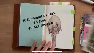2025 Planner Plans: B6 Slim Bullet Journal