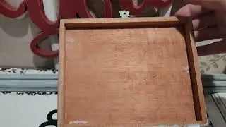 SOLD! Upcycled cigar box. Perfect or storing your trinkets.