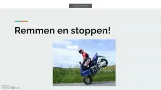 Beweging: Reactietijd, remweg, stopafstand.