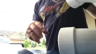 PVC support for boat cover