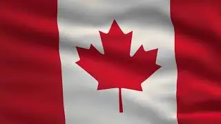 Canada Waving Flag Animation | 8k Ultra HD | Flags of the World