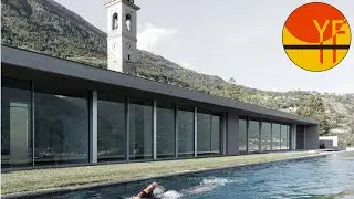 Minimalist Retreat with Vineyard Views in the Italian Alps