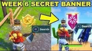 Fortnite -SECRET BANNER Week 6 Season 7 - Fortnite Challenges.