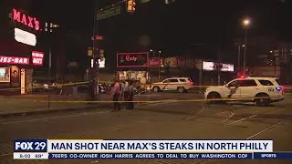 Shooting outside Max's Steaks leave man critically injured