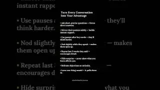 8 Psychology Tricks to Control Any Conversation