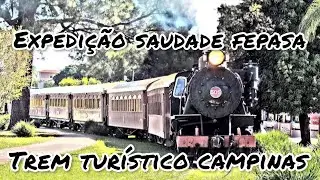 VISITAMOS O TREM TURÍSTICO EM CAMPINAS SP E FOI INCRÍVEL