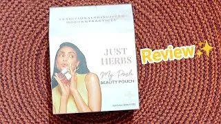 Just Herbs Beauty Pouch Review.✨